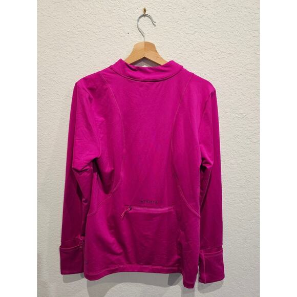 NWoT Athleta Whistler Half Zip pink Sz Large - Picture 3 of 5
